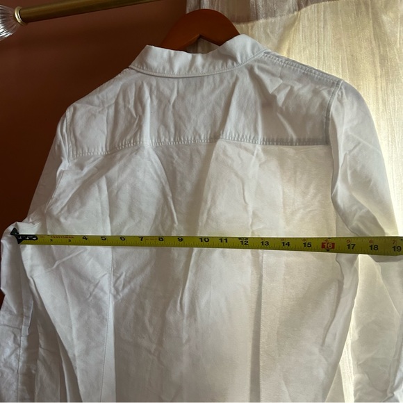 J. Crew Button-up Oxford Shirt In Signature Fit White 100% Cotton NWT Size M - Picture 7 of 8